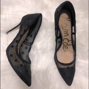 Sam Edelman Pointy Polka Dot Heels